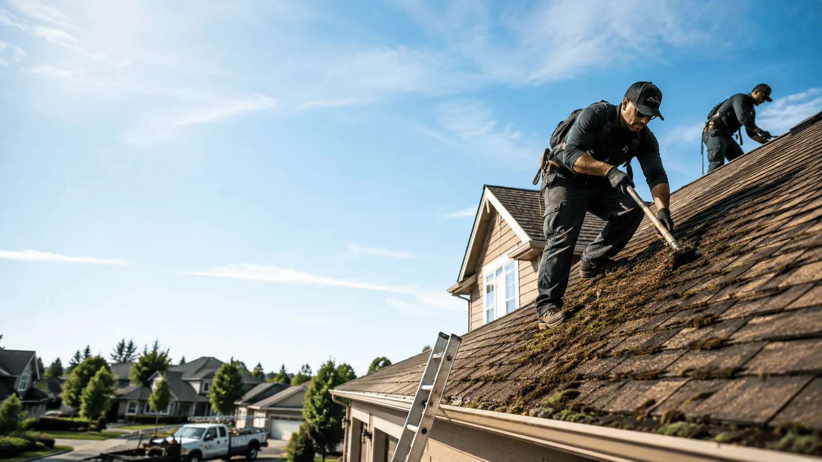 Roof Moss Removal in Montgomery, PA near me